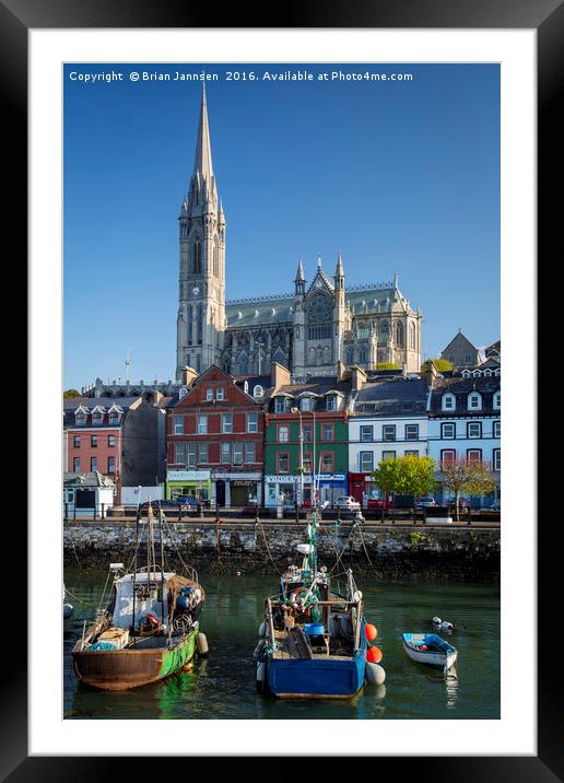 St. Coleman Cathedral, Cobh Ireland Framed Mounted Print by Brian Jannsen