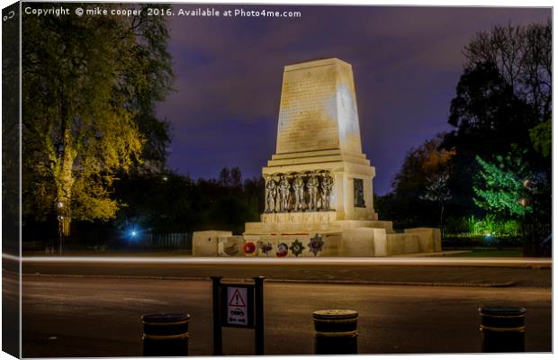 Horse guards memorial Canvas Print by mike cooper