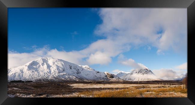 Rannoch Moor Panorama.  Framed Print by Tommy Dickson