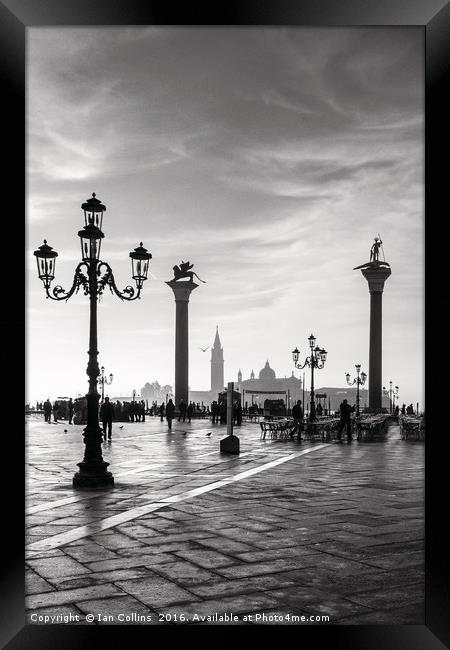Early Morning in Venice Framed Print by Ian Collins