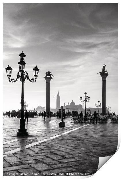Early Morning in Venice Print by Ian Collins