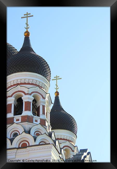 Alexander Nevsky Cathedral, Tallinn, Estonia Framed Print by Carole-Anne Fooks