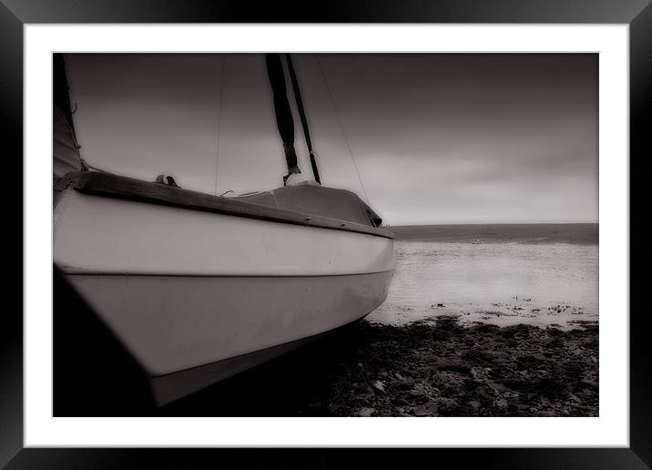 Tide's Out Framed Mounted Print by Reg Atkinson