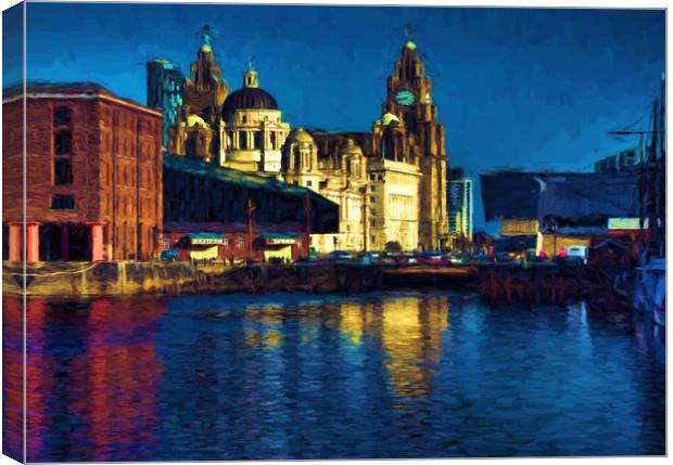 the three graces Canvas Print by sue davies