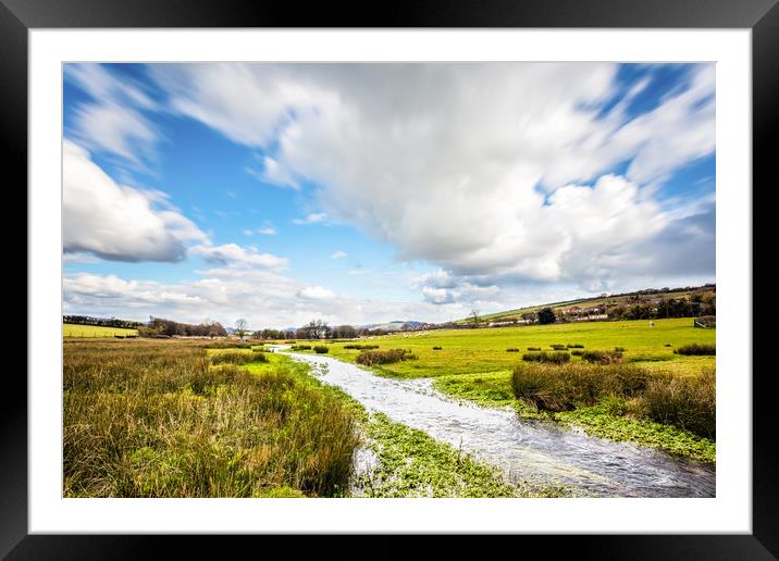 Lukely Brook Isle Of Wight Framed Mounted Print by Wight Landscapes