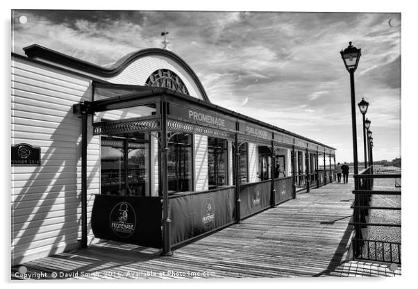 On The Pier Acrylic by David Smith