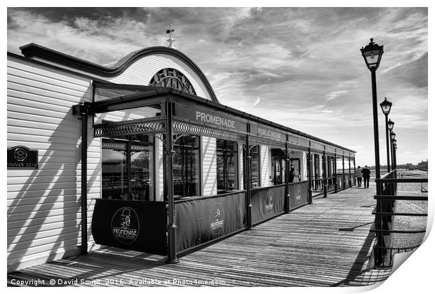 On The Pier Print by David Smith