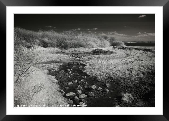 Winding river Framed Mounted Print by Keith Atkins