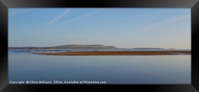 Calming Waters Framed Print by Chris Williams