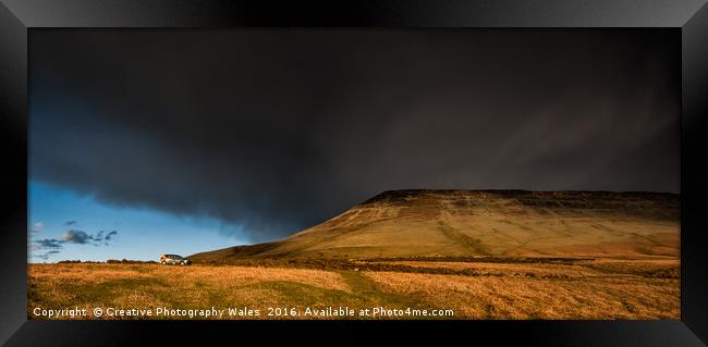 Hay Bluff Spring Landscape Framed Print by Creative Photography Wales