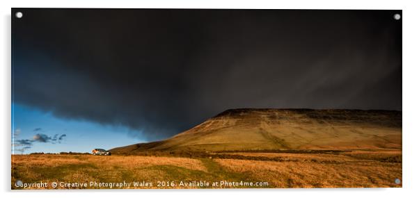 Hay Bluff Spring Landscape Acrylic by Creative Photography Wales