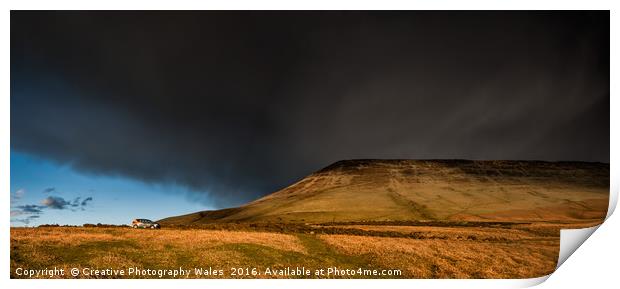 Hay Bluff Spring Landscape Print by Creative Photography Wales