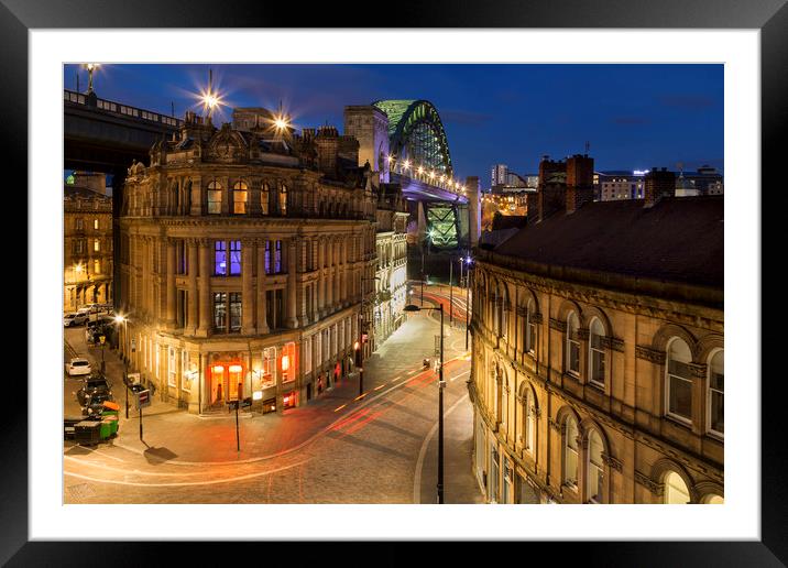 Magnificent Tyne Bridge Framed Mounted Print by Paul Appleby