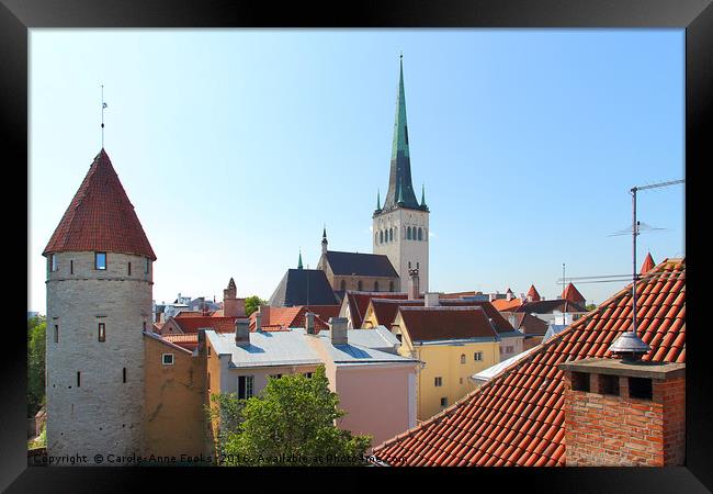 Tallinn Old Town Estonia Framed Print by Carole-Anne Fooks