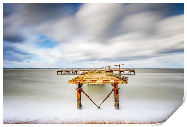 Fort Victoria Pier LE Print by Wight Landscapes