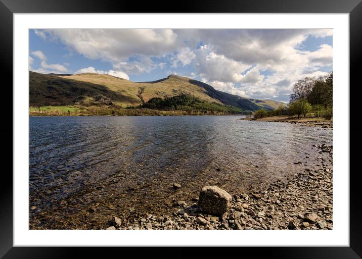 Thirlmere Framed Mounted Print by John Hare