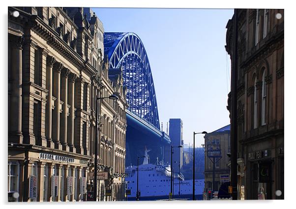 Tyne Bridge, Newcastle upon Tyne Acrylic by Simon Marshall