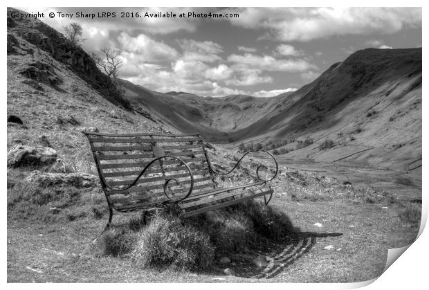 Welcome Resting Place - Martindale, Cumbria Print by Tony Sharp LRPS CPAGB