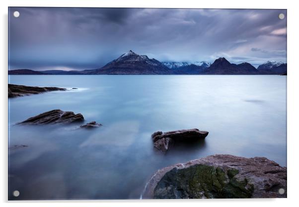 Skye Seascape Acrylic by Grant Glendinning