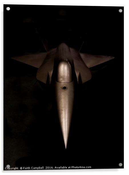 Joint Strike Fighter Acrylic by Keith Campbell