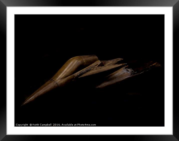 Typhoon Framed Mounted Print by Keith Campbell