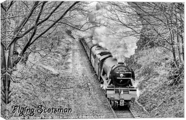 The Flying Scotsman Canvas Print by Stephen Gough