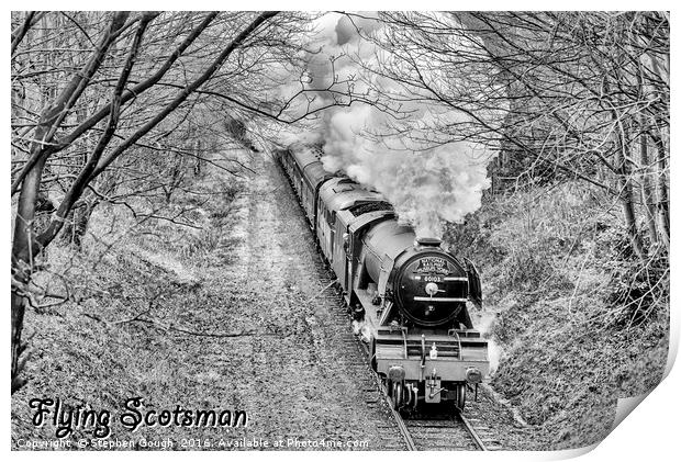 The Flying Scotsman Print by Stephen Gough
