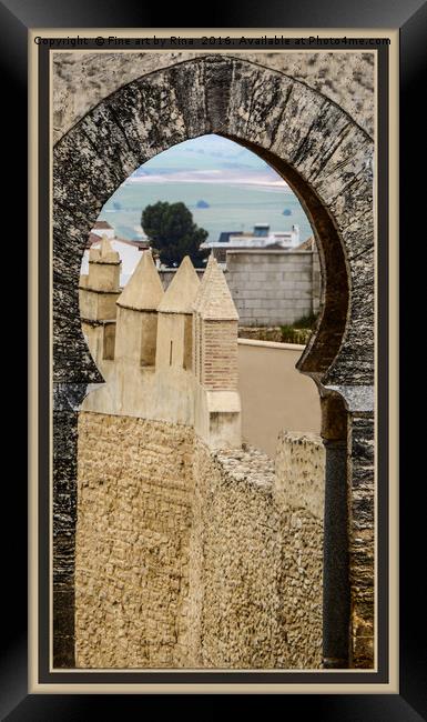 Through the keyhole Framed Print by Fine art by Rina