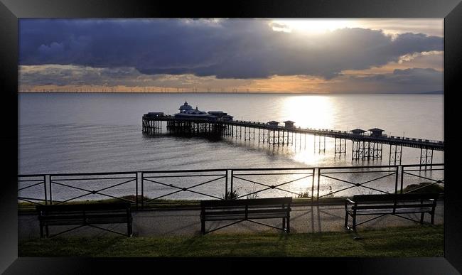 Llandudno Pier Framed Print by Tony Bates