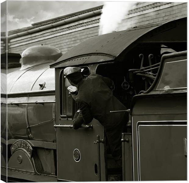 LNER D49 Class 4-4-0 No.246 Morayshire. (D) Canvas Print by Reg Atkinson