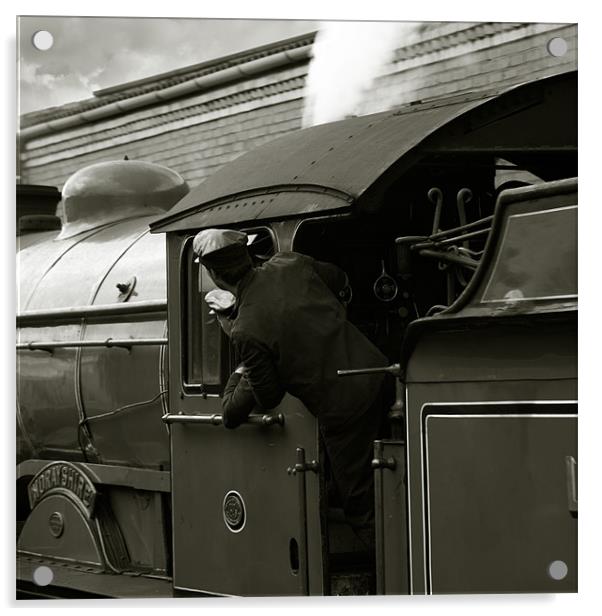 LNER D49 Class 4-4-0 No.246 Morayshire. (D) Acrylic by Reg Atkinson