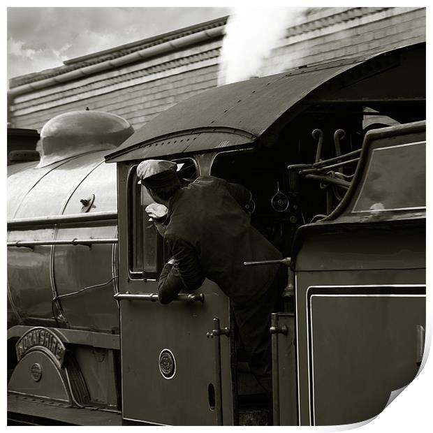 LNER D49 Class 4-4-0 No.246 Morayshire. (D) Print by Reg Atkinson