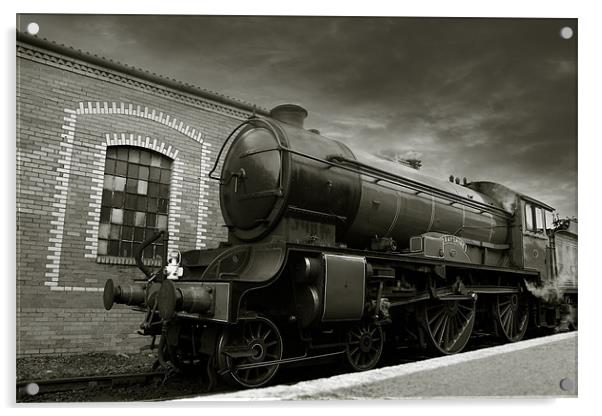 LNER D49 Class 4-4-0 No.246 Morayshire. (E) Acrylic by Reg Atkinson