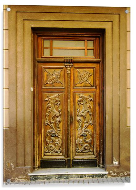 Spanish entrance door Acrylic by Igor Krylov