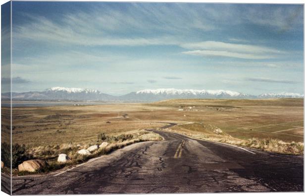 Road to the mountains Canvas Print by Brent Olson