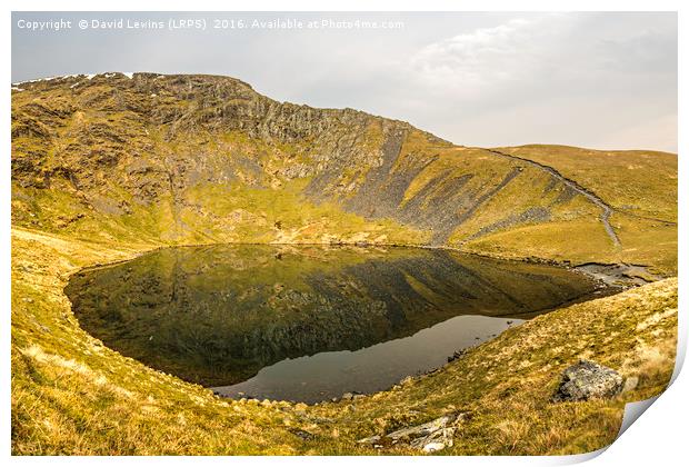 Scales Tarn - Blencathra Print by David Lewins (LRPS)