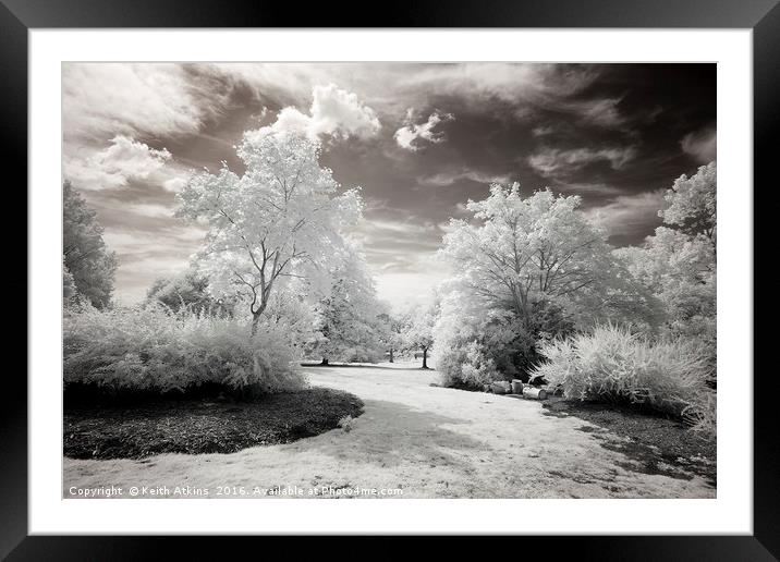 Winter in summer Framed Mounted Print by Keith Atkins