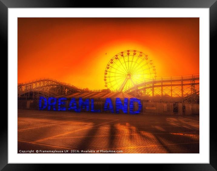 Dreamland  Framed Mounted Print by Framemeplease UK