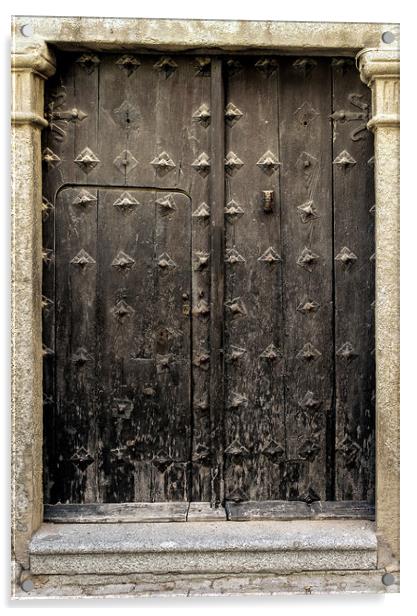 Medieval gate Acrylic by Igor Krylov