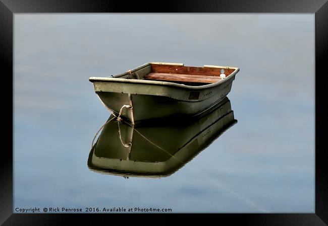 The Boat At Sunny Corner Framed Print by Rick Penrose