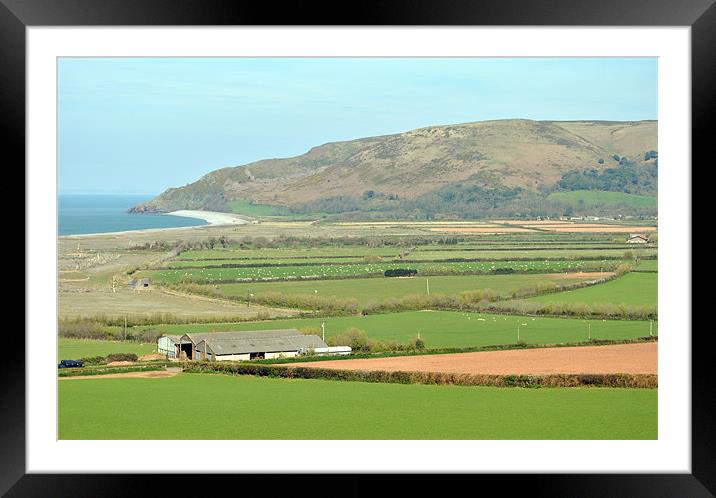 Porlock Bay, Somerset Framed Mounted Print by graham young