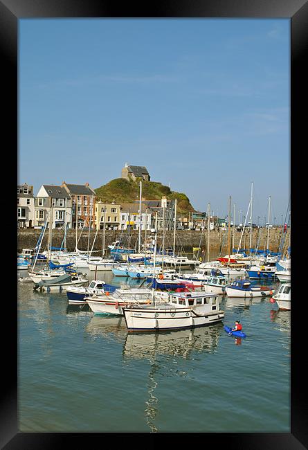 Ilfracombe Harbour, Devon Framed Print by graham young
