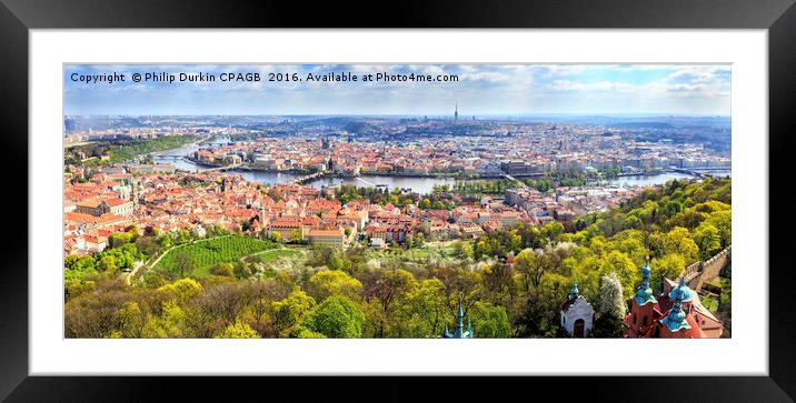 Beautiful Prague Framed Mounted Print by Phil Durkin DPAGB BPE4