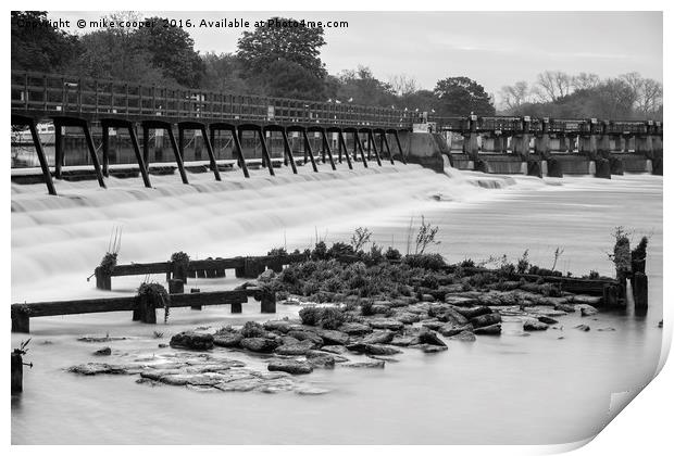 receding tide  Print by mike cooper