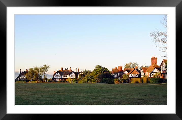Rorhschild Houses at Wingrave Framed Mounted Print by graham young