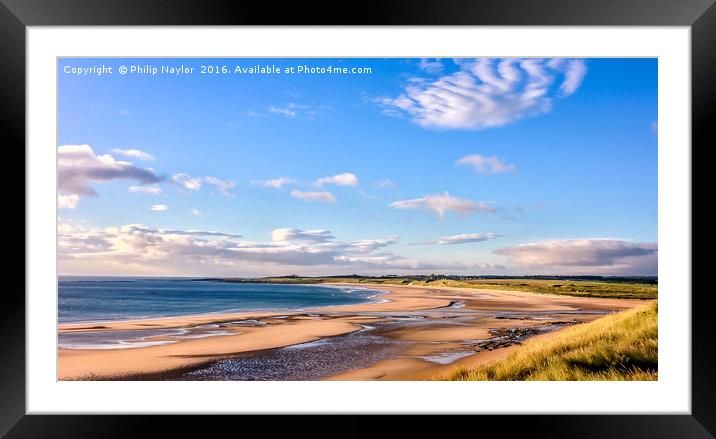 Beadnell Beauty............ Framed Mounted Print by Naylor's Photography