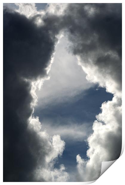 Clouds Through the Keyhole Print by Chris Day