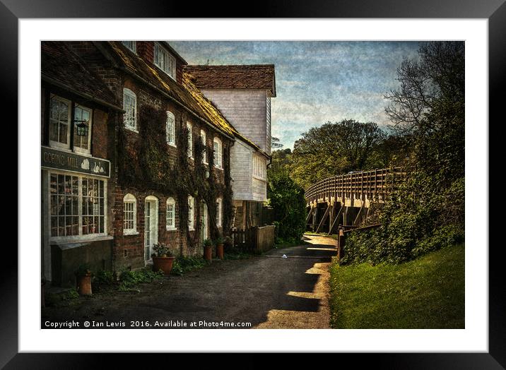 Goring on Thames Watermill Framed Mounted Print by Ian Lewis