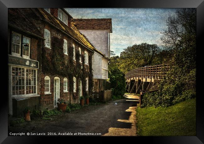 Goring on Thames Watermill Framed Print by Ian Lewis