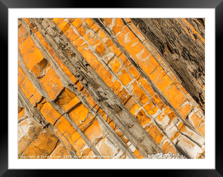 Natural abstract II Framed Mounted Print by Scott & Scott